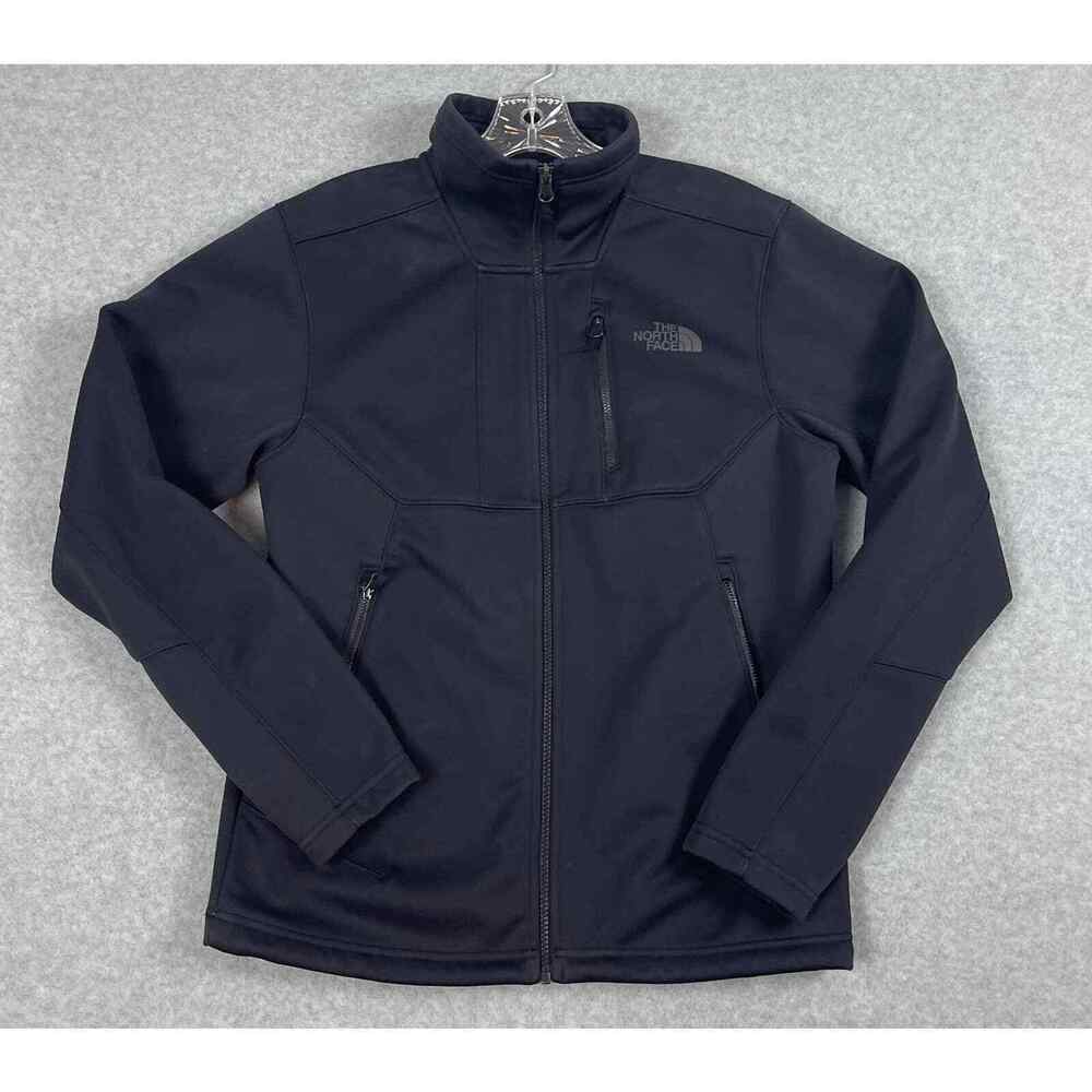 Men's North Face WindWall Fleece Lined‎ Jacket Size S Black